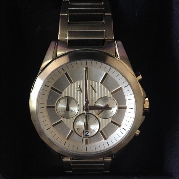 macy's armani exchange men's watches